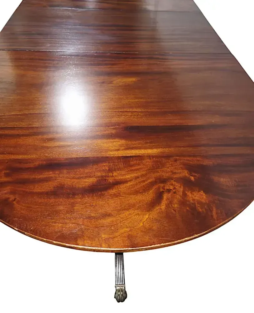 A Very Rare Massive 19th Century Country House Extendable Dining Table photo Furniture