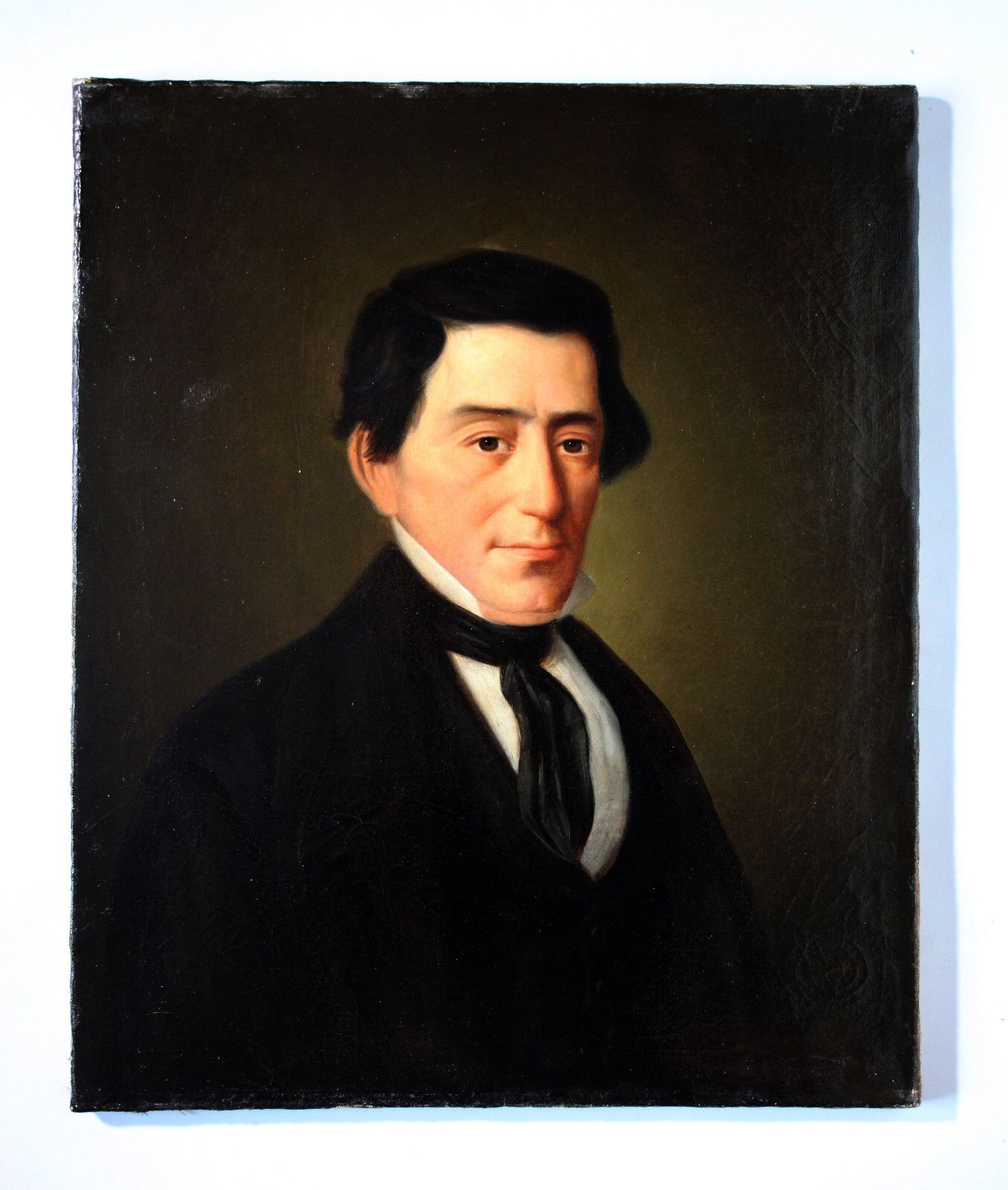 Biedermeier Man Portrait Portrait Portrait Of An Elegant Gentleman Mid 19th Century Jh