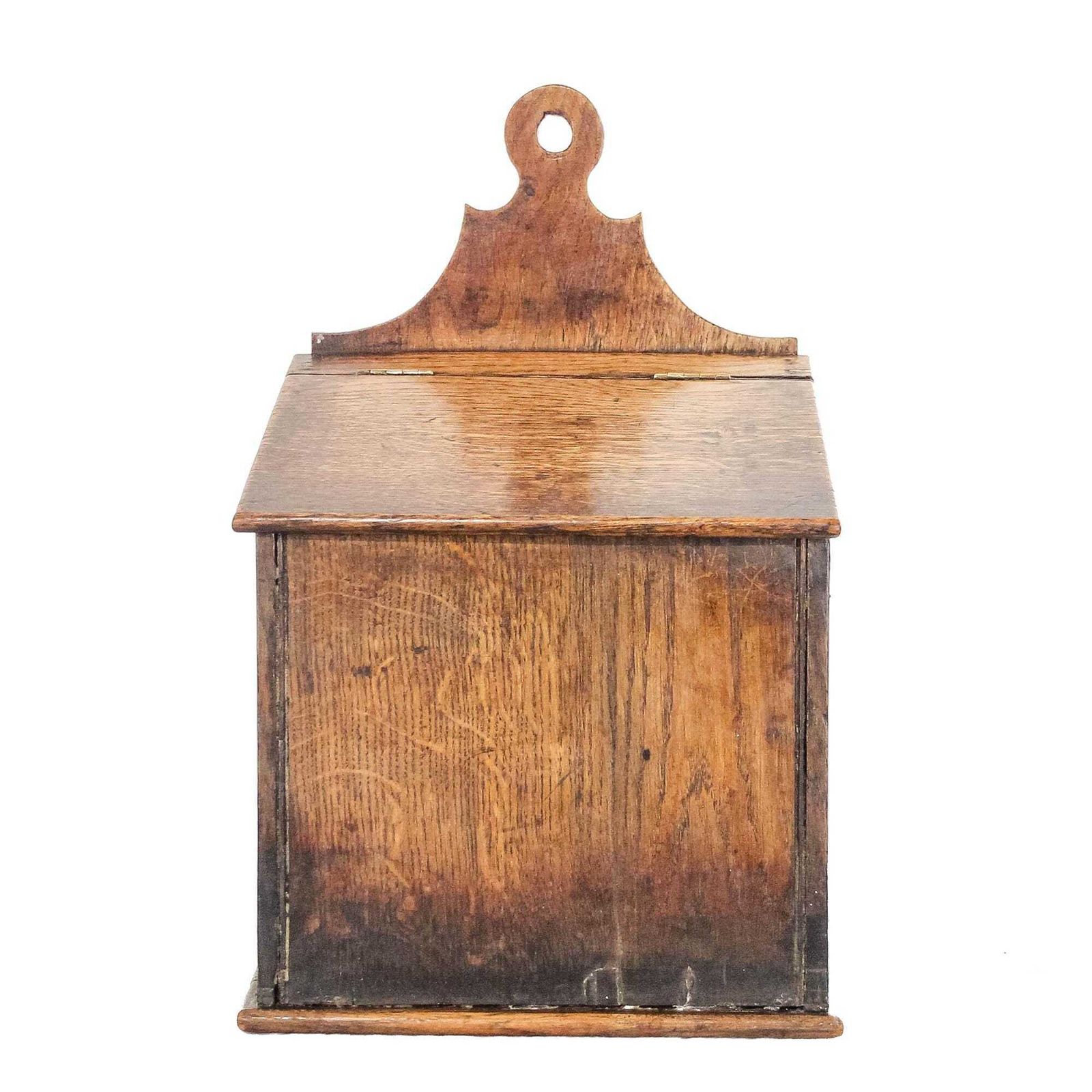 Antique 18th Century Oak Salt Box | Antique Furniture | Antique Box | Antique Storage | Candle Box