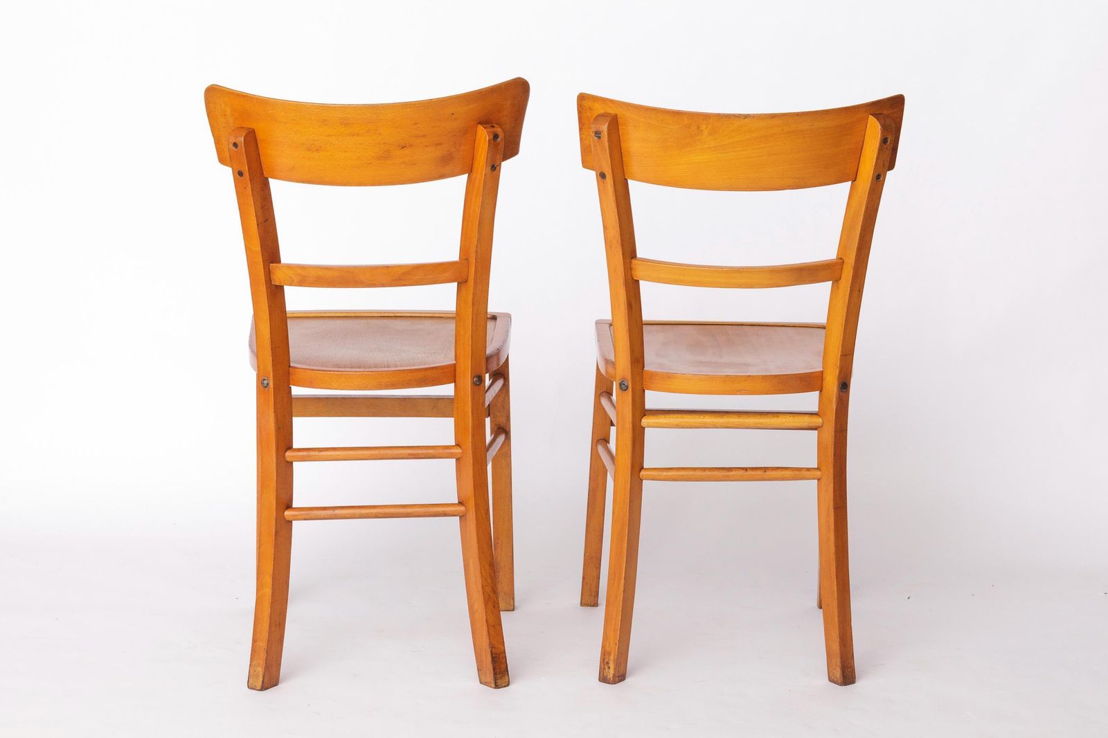 Set Of 4 Vintage Frankfurter Chairs, 1960s German Dining Chairs, Beech Wood Frames photo Furniture