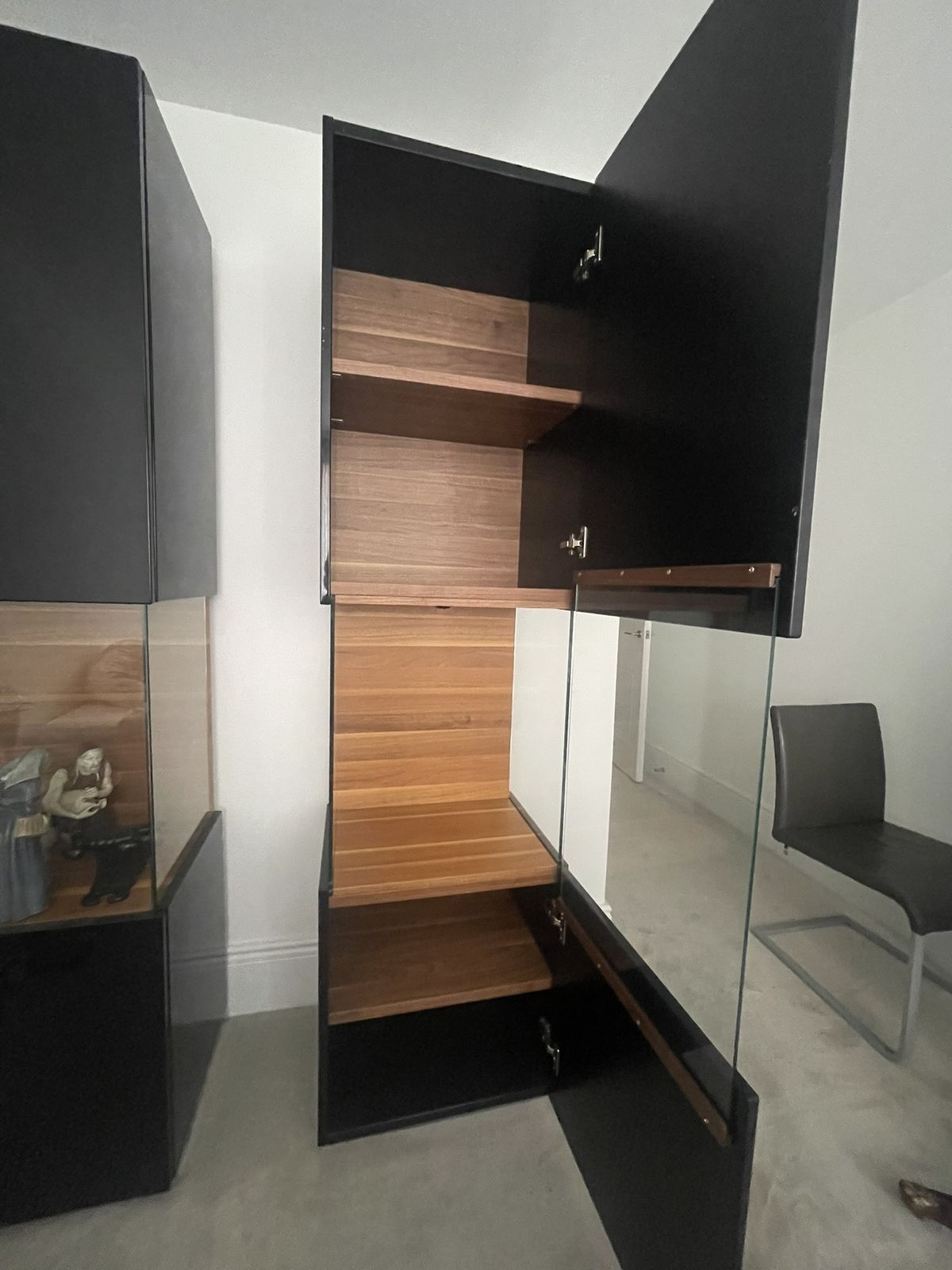 Hulsta Gentis Large Glass Cabinet photo for sale