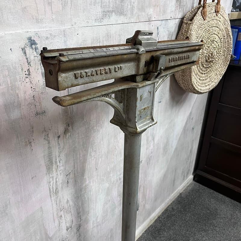 Antique W&T Avery Surgical Scales Iron Very Heavy Working Great Patina photo vinterior