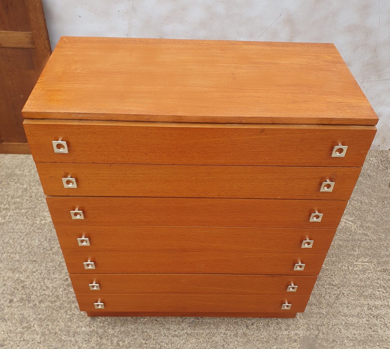 Mid Century Retro Teak Chest Of Drawers photo 195.0