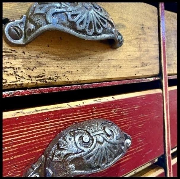 Vintage Set Of Drawers Mounted On Hairpin Legs photo Furniture