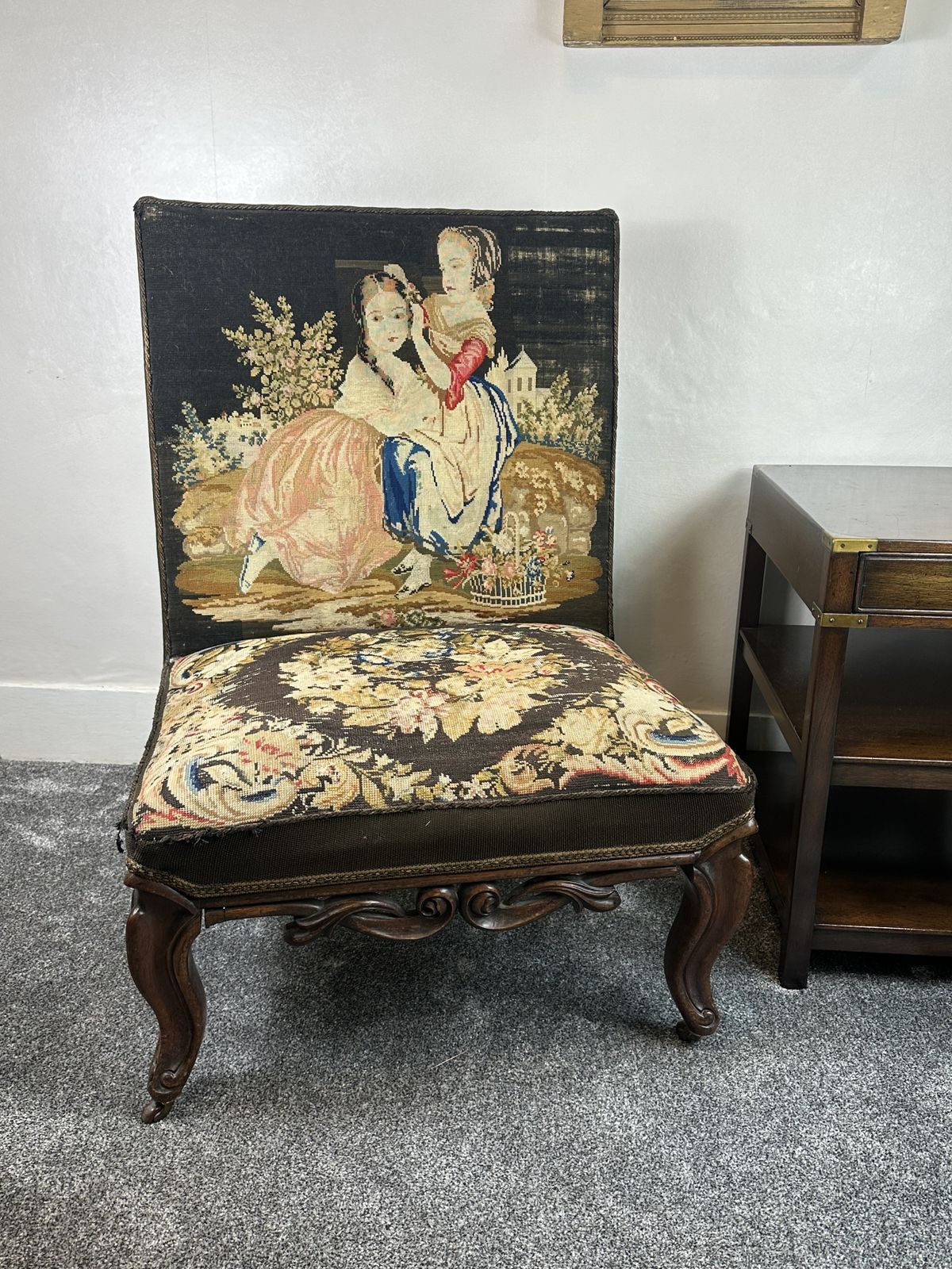 Victorian Rosewood Salon Chair