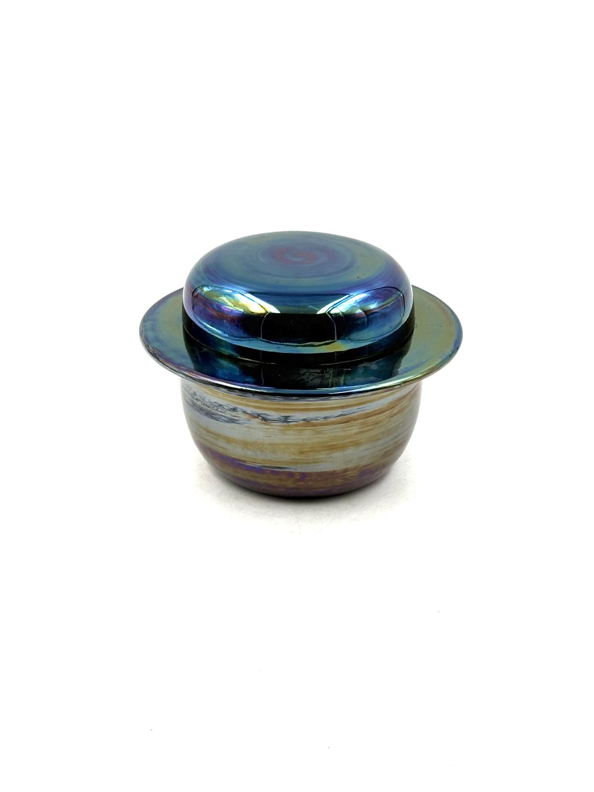 Mid Century Modern Iridescent Ceramic, Paoli Italy 1970s photo for sale