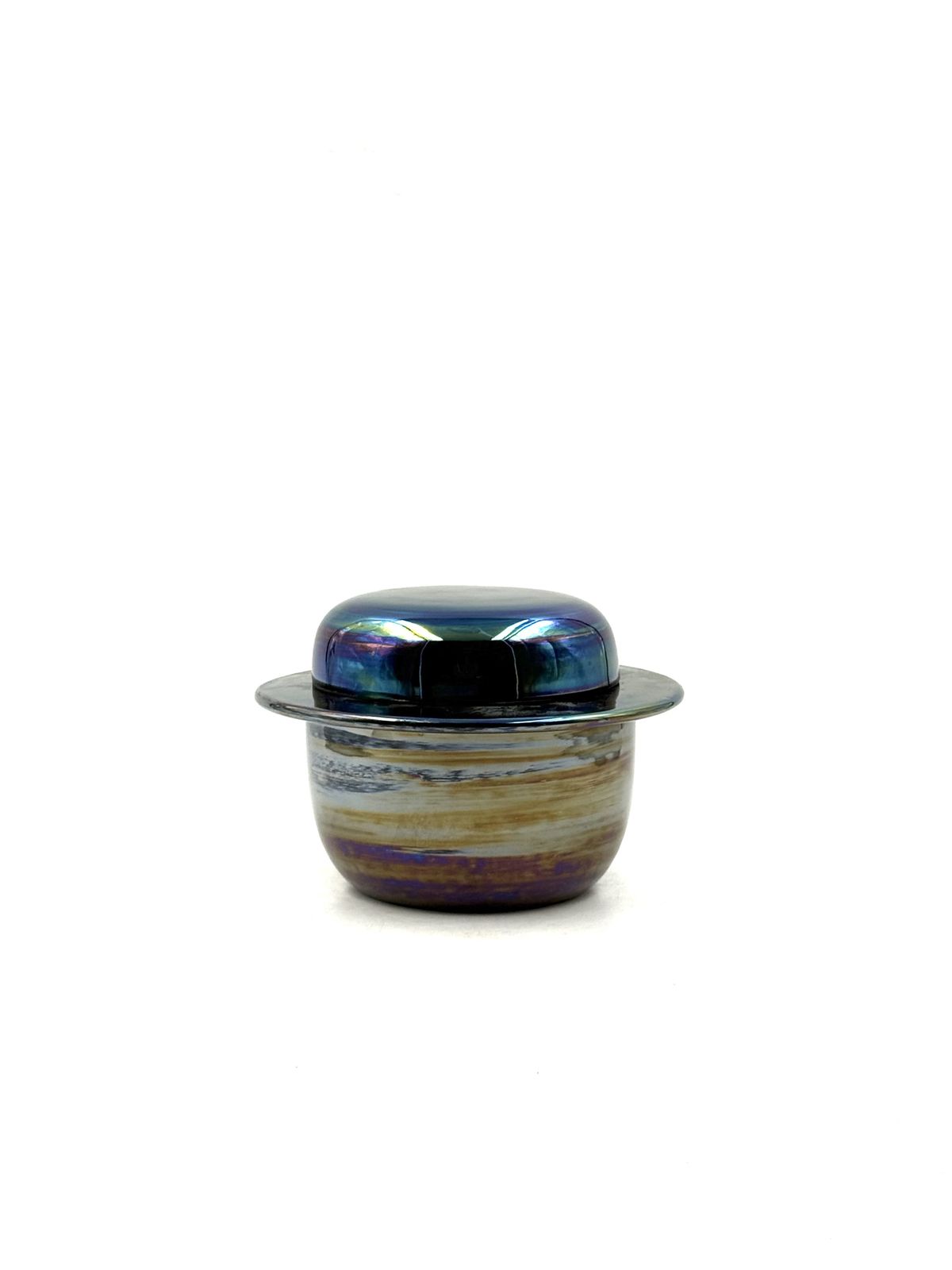 Mid Century Modern Iridescent Ceramic, Paoli Italy 1970s photo Home Decor