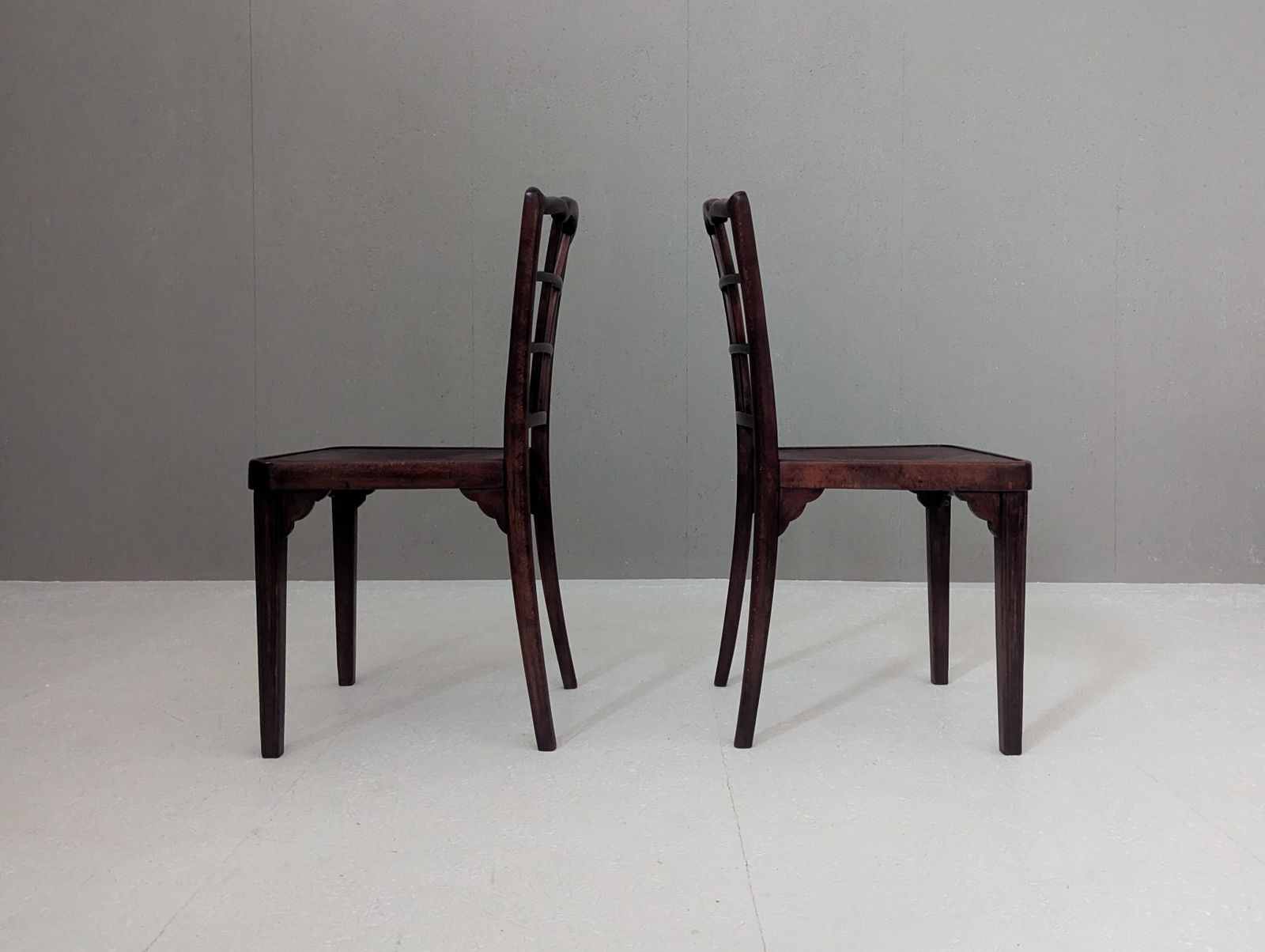 Pair Of Thonet A 562 Chairs By Gustav Siegel, Ca. 1926–1927 photo vintage