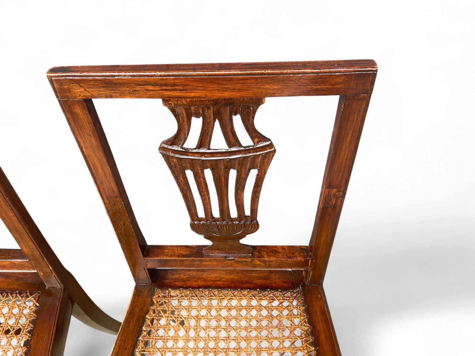 Set Of Six Walnut Chairs, Louis XVI Period photo Furniture