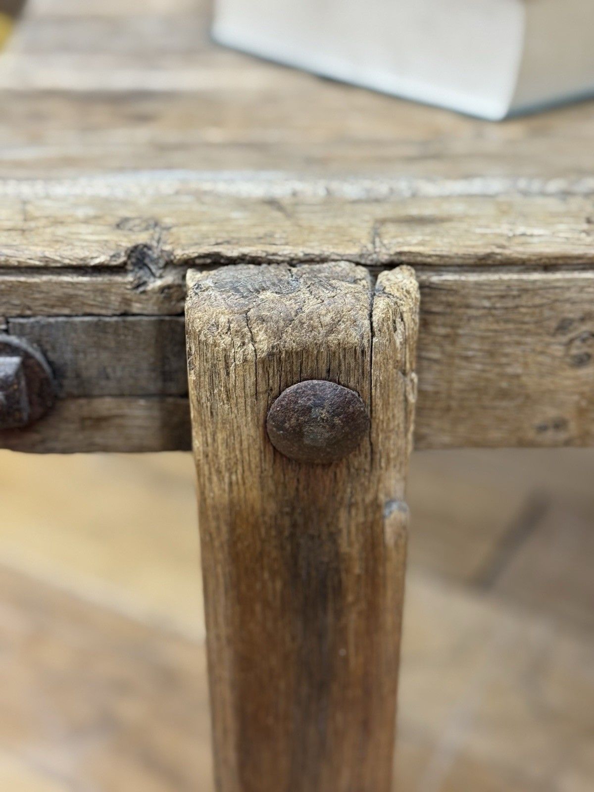 Victorian Pine Funeral Bier / Body Stretcher – Antique Rustic Coffee Table photo Furniture