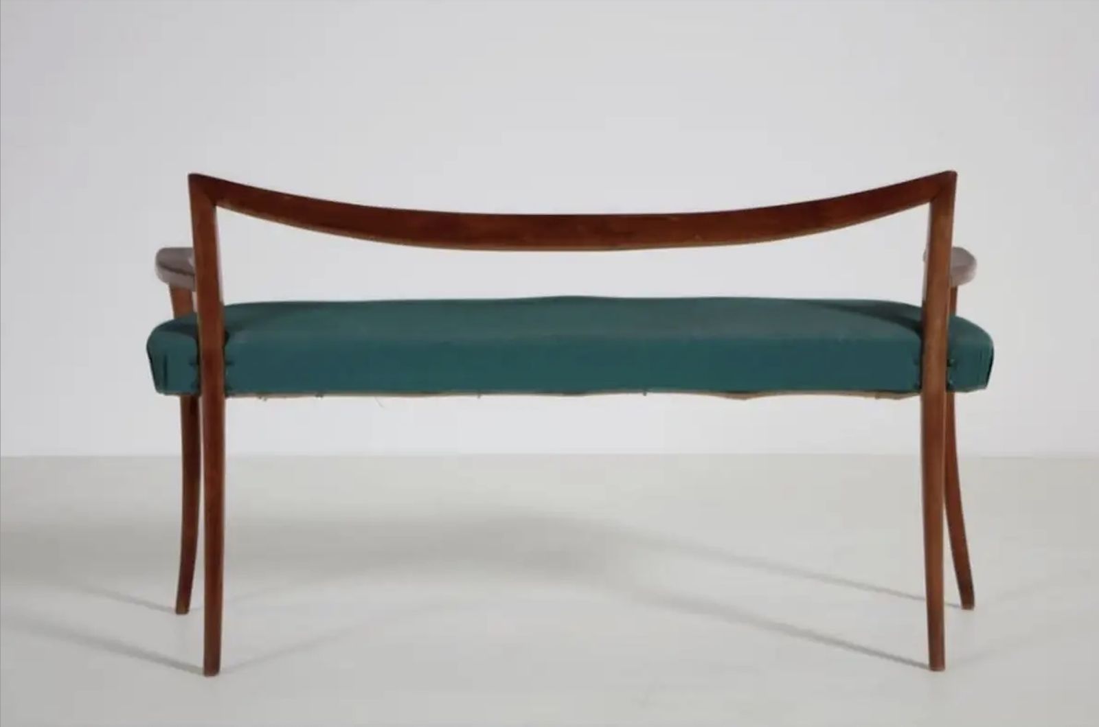 Maurizio Tempestini Bench In Cherry Wood Italian Manufacture, 1950s photo for sale