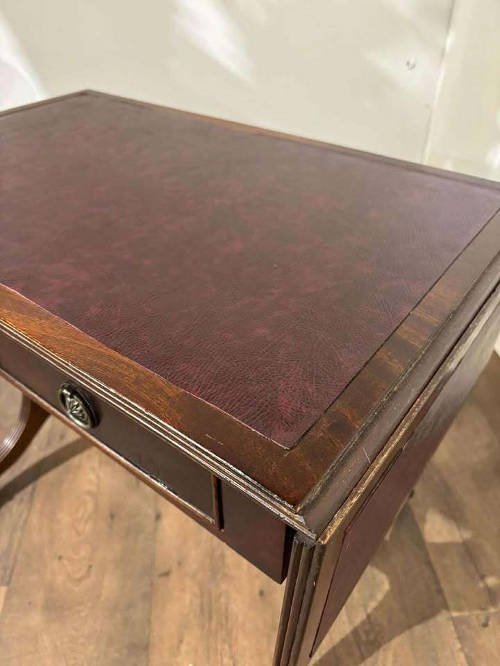 Furniture Regency Style Drop Leaf Table photo