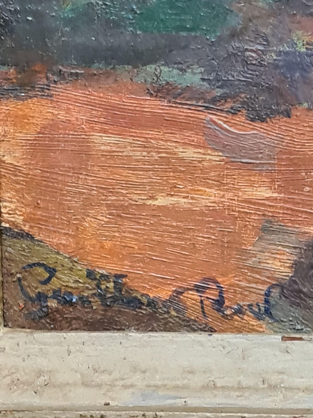Fauvist Landscape Signed Paul Guillaume1900s photo furniture