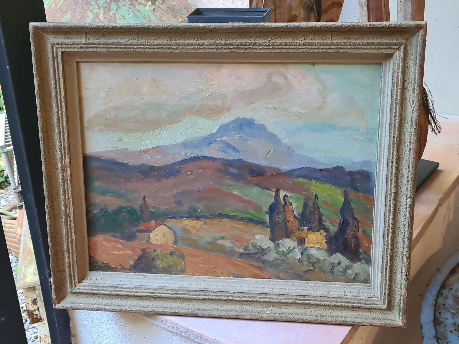Art Fauvist Landscape Signed Paul Guillaume1900s photo