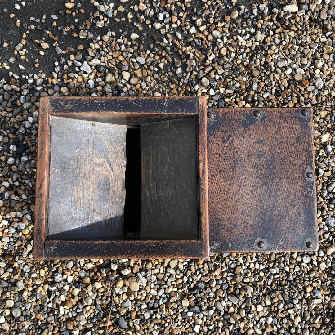 Unusual Antique Japanese Cash Till Or Ballot Box photo 95.0