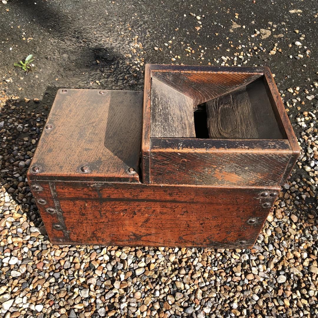 Unusual Antique Japanese Cash Till Or Ballot Box
