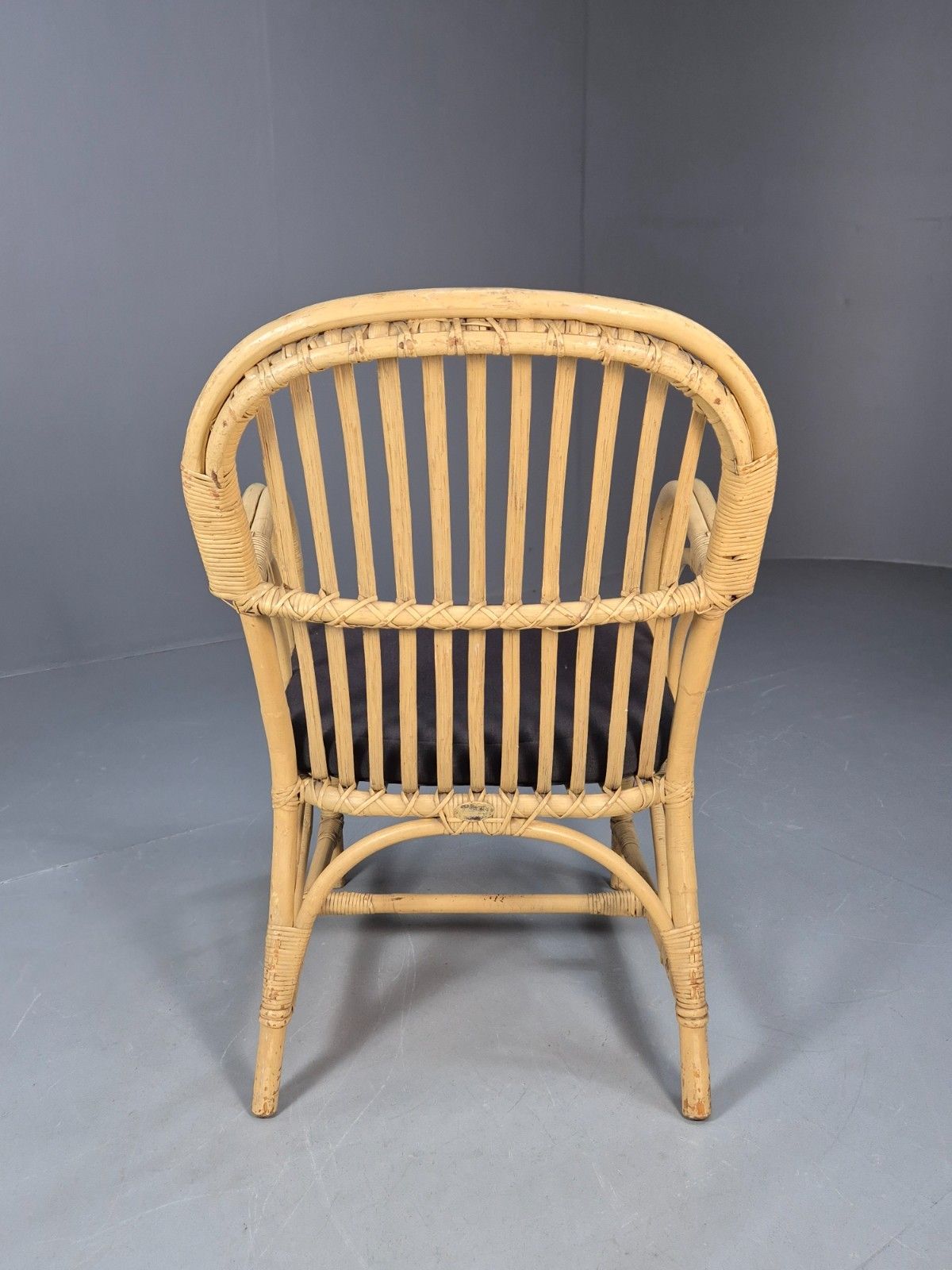 photo for sale Vintage Wicker Lounge Chair 1970s Retro Eb9209 Vber