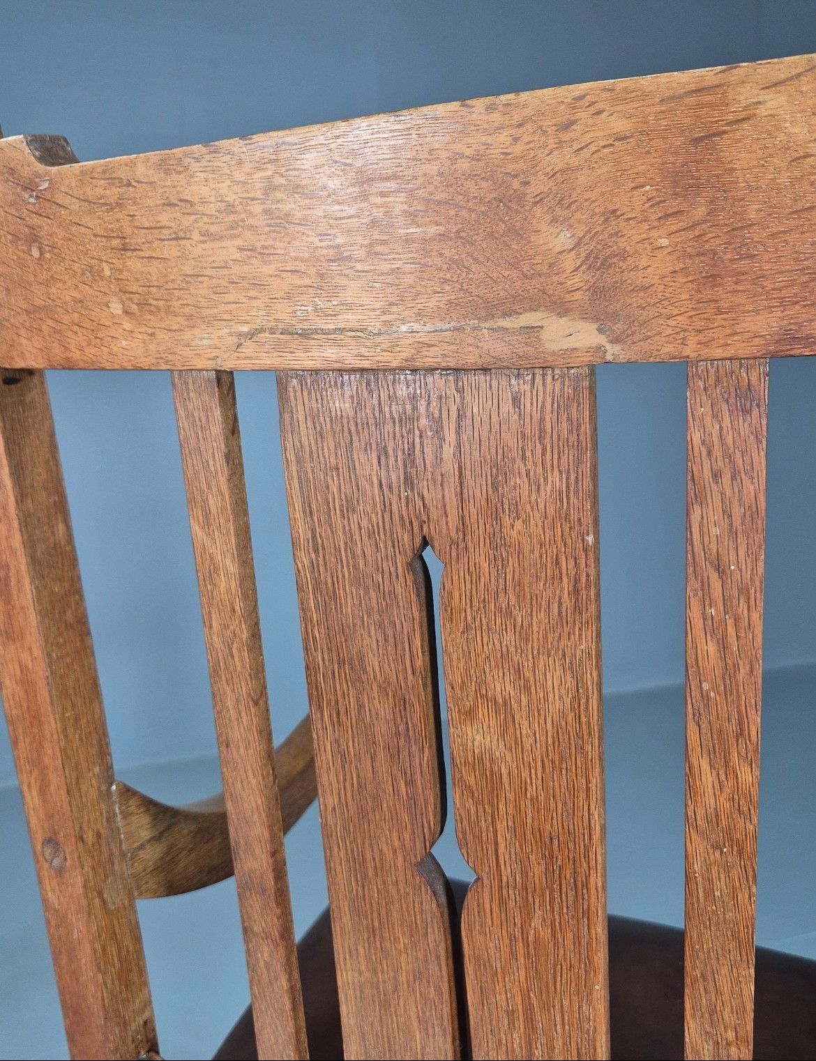 Furniture Antique Arts And Crafts Oak Framed Elbow Chair 1900s Eb7917 Vdin photo