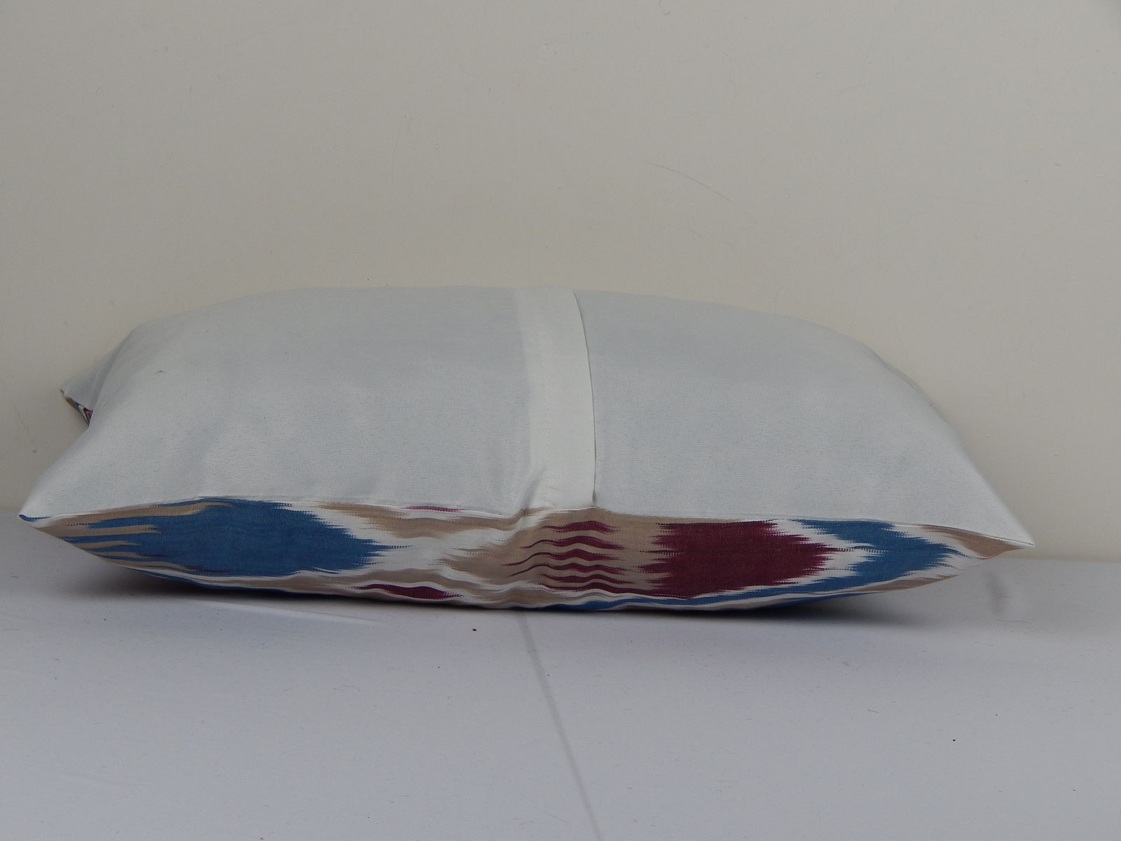 Colorful Ikat Pillow Cover, Accent Cushion Cover, Ikat Fabric Central Asian Pillowcase photo 50.0