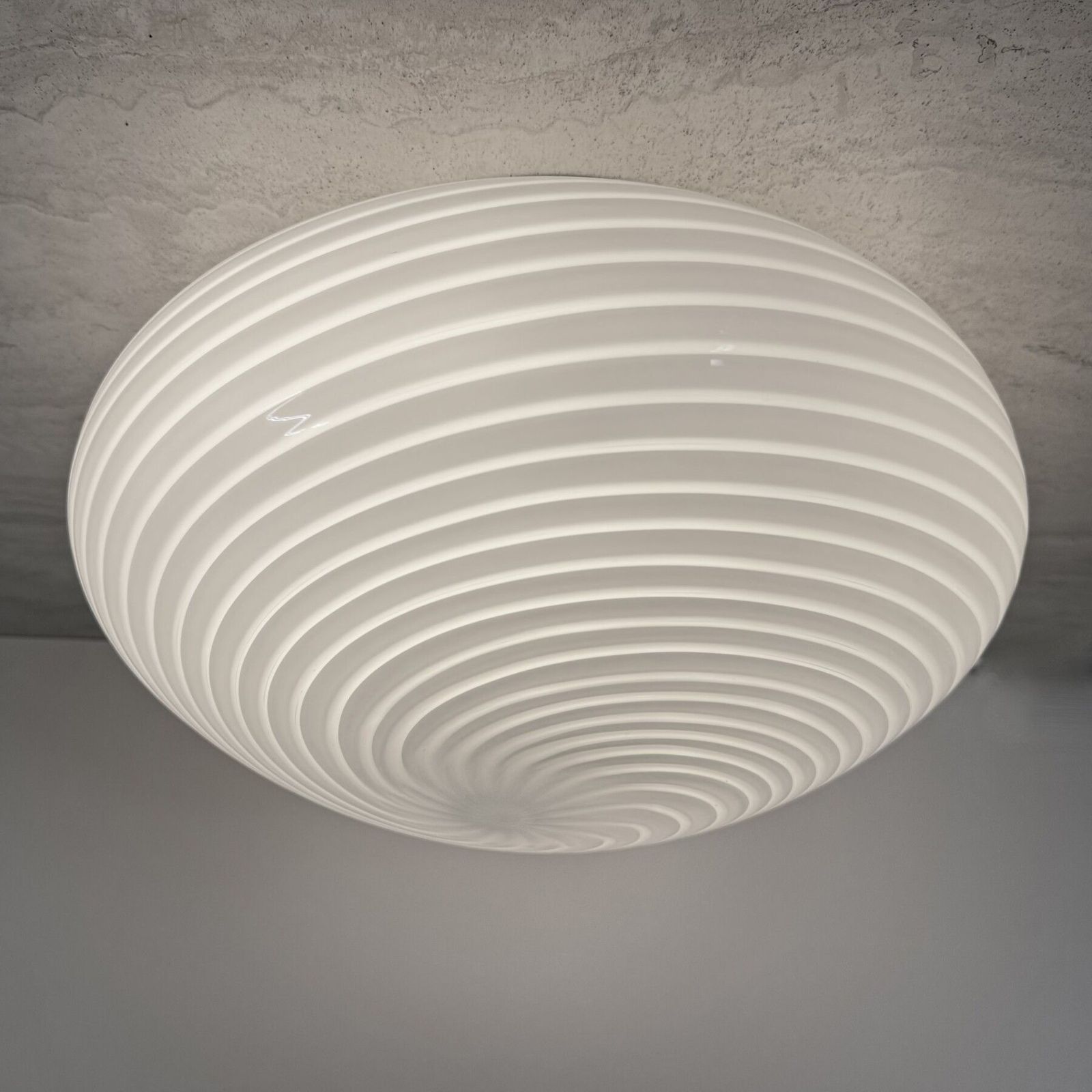 Swirl Opbouw Plafondlamp, Jaren 1970, Italië photo vinterior