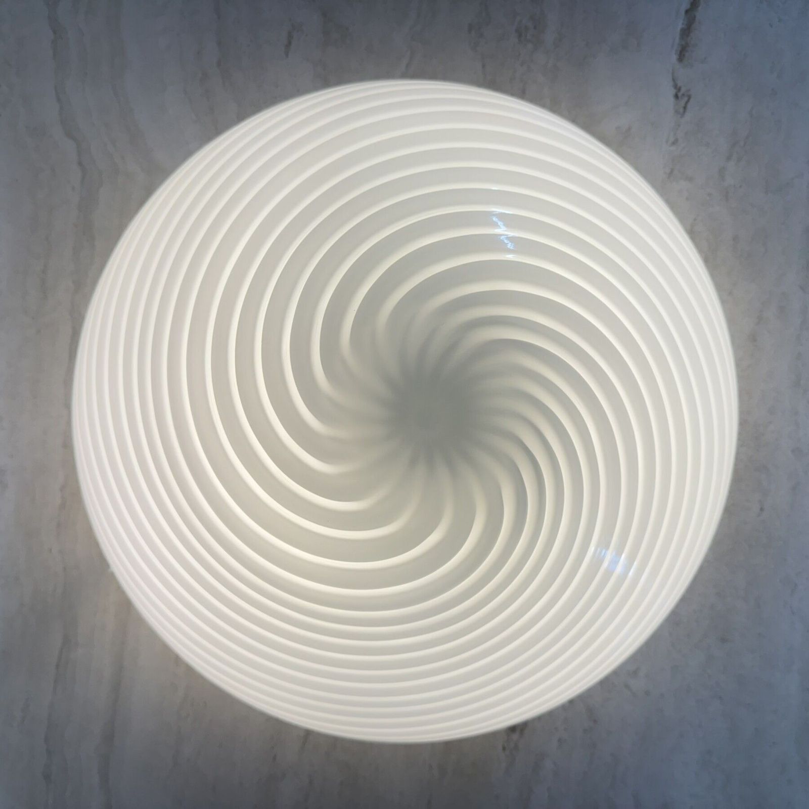 Swirl Flush Mount Ceiling Lamp , 1970s Italy photo buy