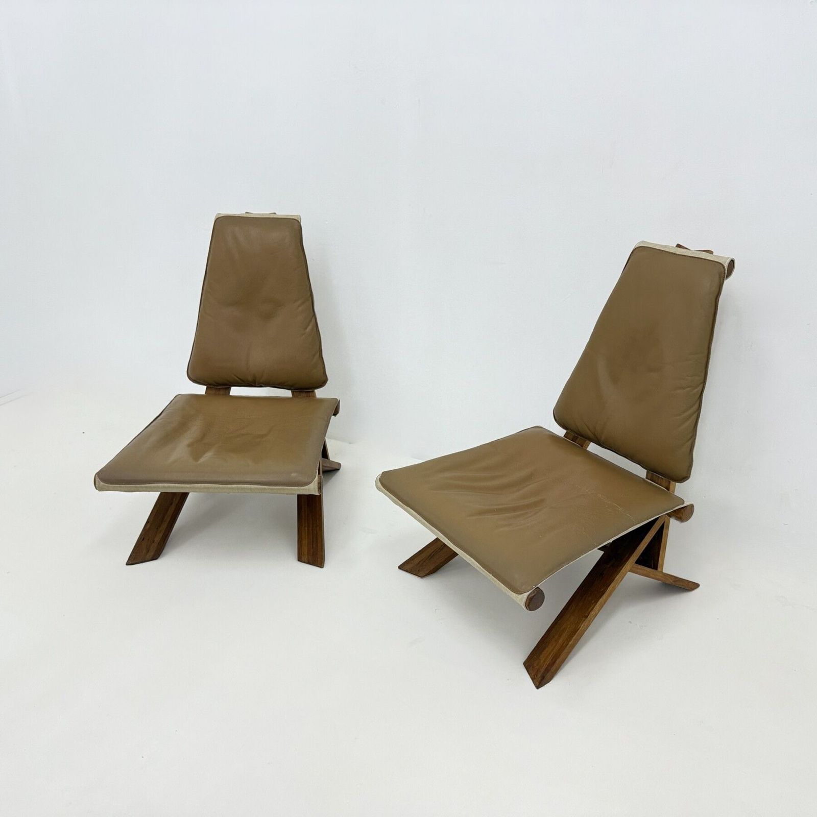 S46 “Dromadaire” Lounge Chair By Pierre Chapo , 1970s photo for sale
