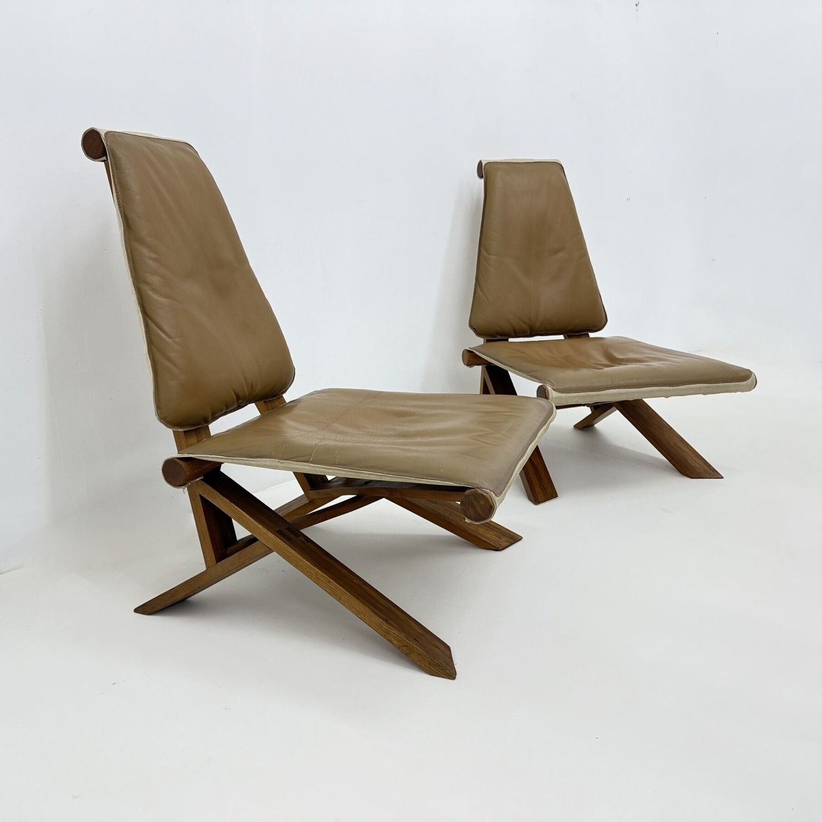 S46 “Dromadaire” Lounge Chair By Pierre Chapo , 1970s photo Furniture