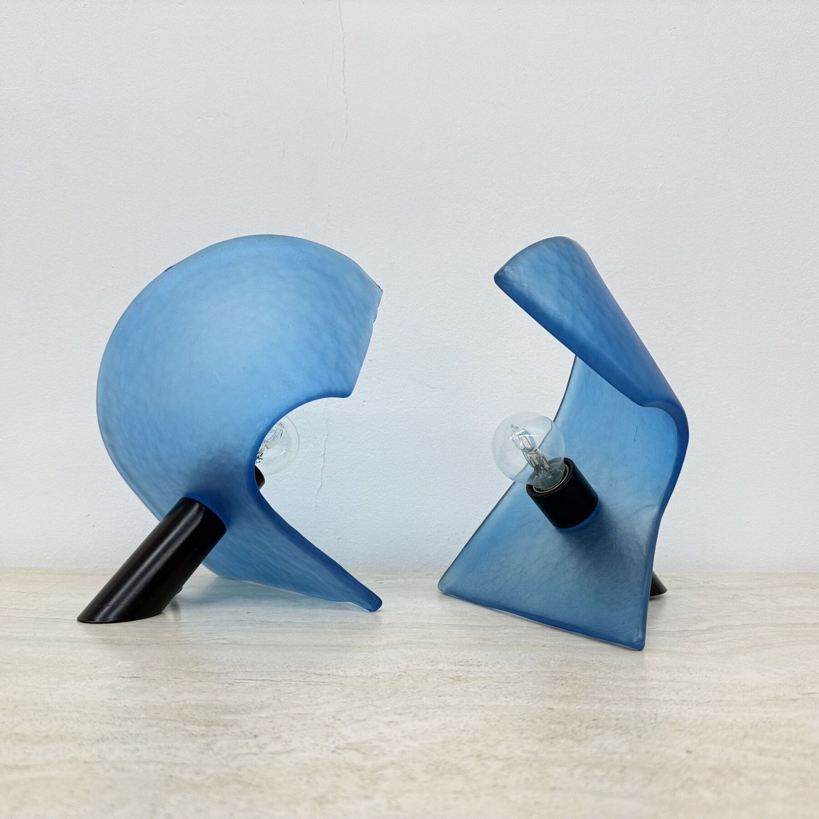 Post Modern Set Of 2 De Majo Table Lamps , 1980s Italy photo furniture