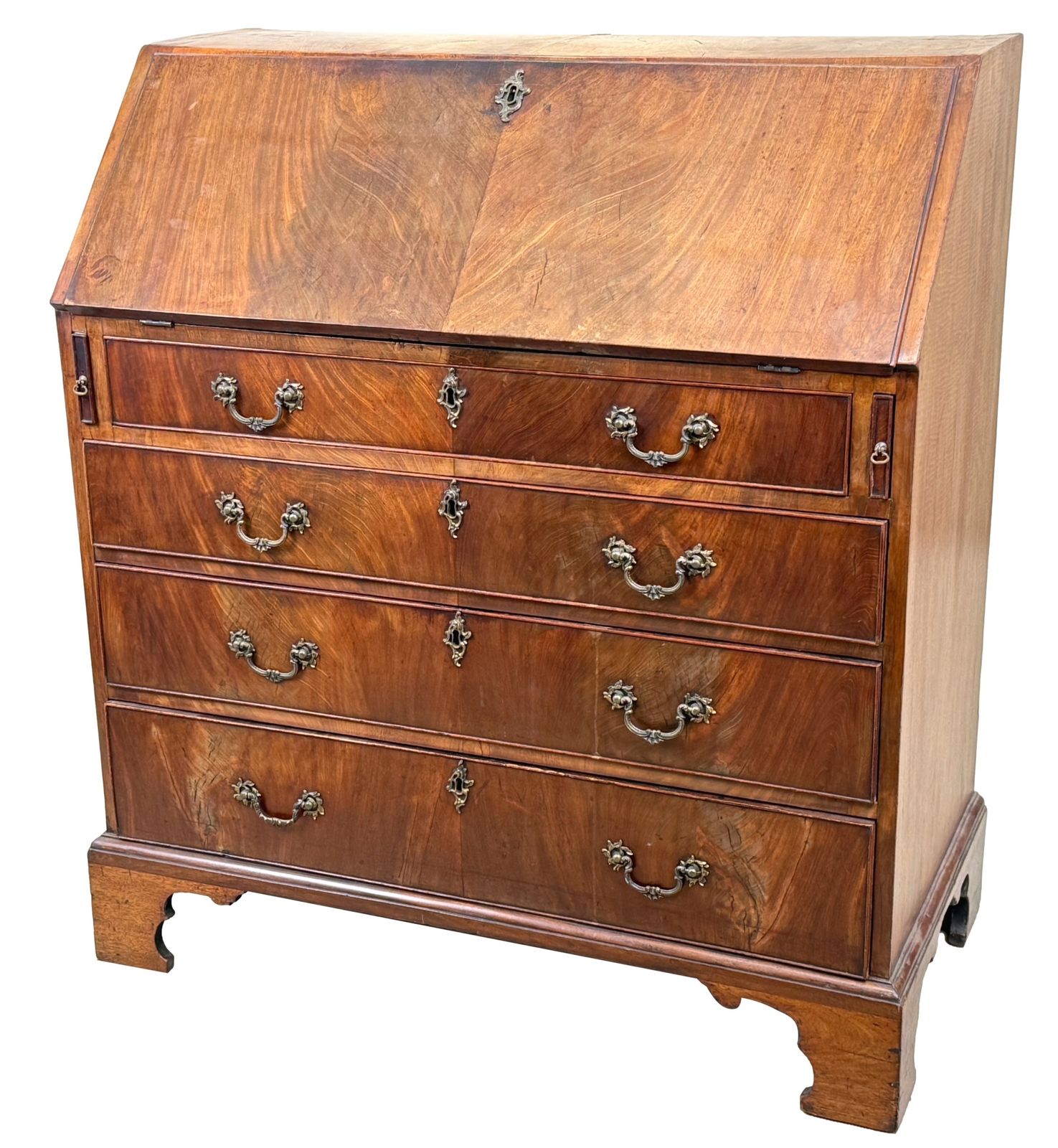 Georgian 18th Century Mahogany Bureau (England, Circa 1770)