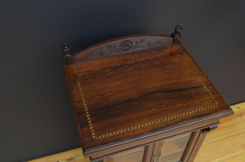 Edwardian Rosewood And Mahogany Cabinet photo vinterior