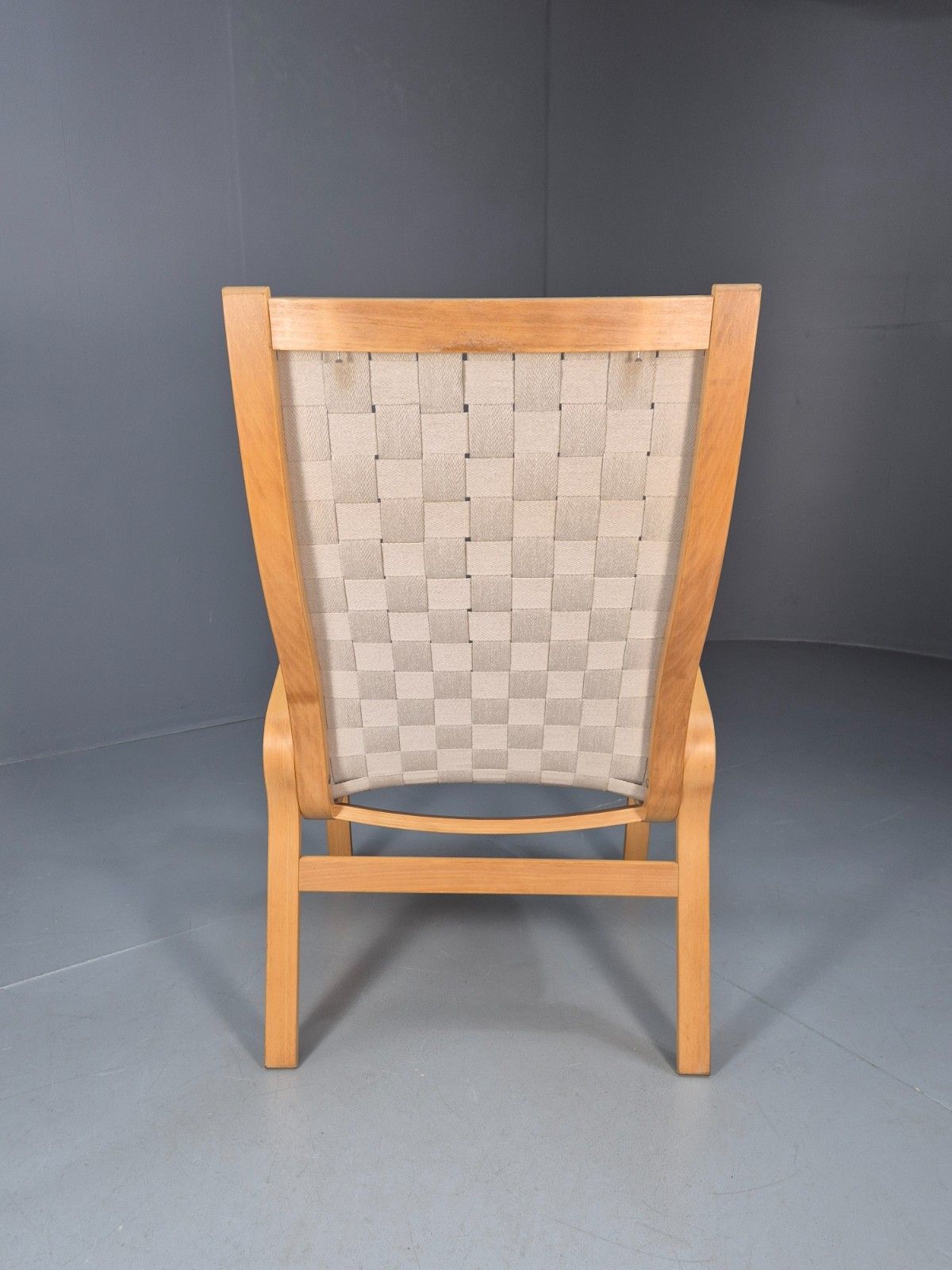 Vintage Bentwood Albert Lounge Chair Finn Ostergaard Webbing  Eb10422 Mben photo vintage