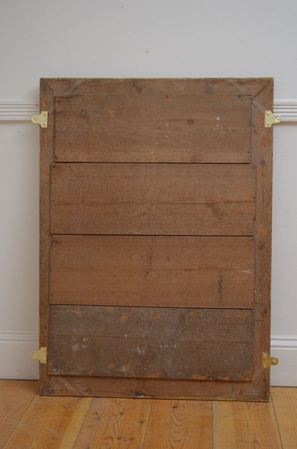 1744.0 Antique 19th Century French Gilded Mirror H100cm photo