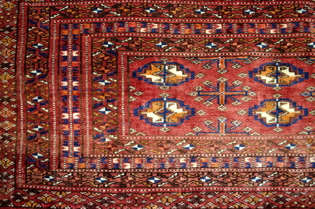 Vintage Turkmen Tobreh 111x44cm photo for sale