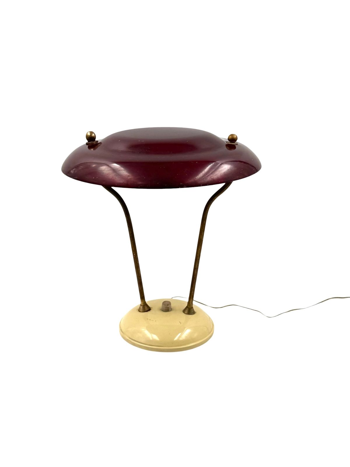 Mid Century Brass Desk Lamp, France Ca. 1950 photo furniture