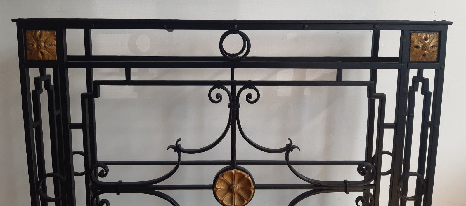Superb Antique  French Parcel Gilt & Wrought Iron Hall Stand Uk Delivery A1 Con photo vinterior