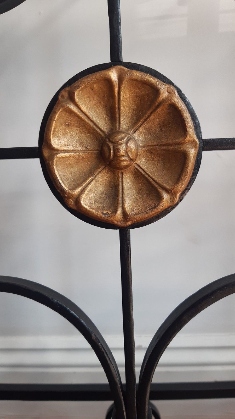 Superb Antique  French Parcel Gilt & Wrought Iron Hall Stand Uk Delivery A1 Con photo vintage