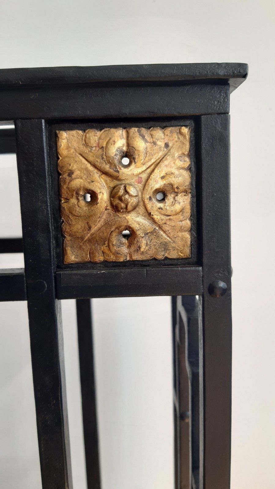 photo furniture Superb Antique  French Parcel Gilt & Wrought Iron Hall Stand Uk Delivery A1 Con