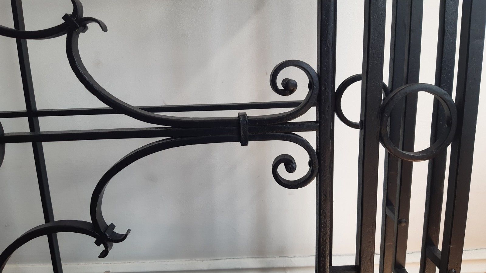 photo for sale Superb Antique  French Parcel Gilt & Wrought Iron Hall Stand Uk Delivery A1 Con