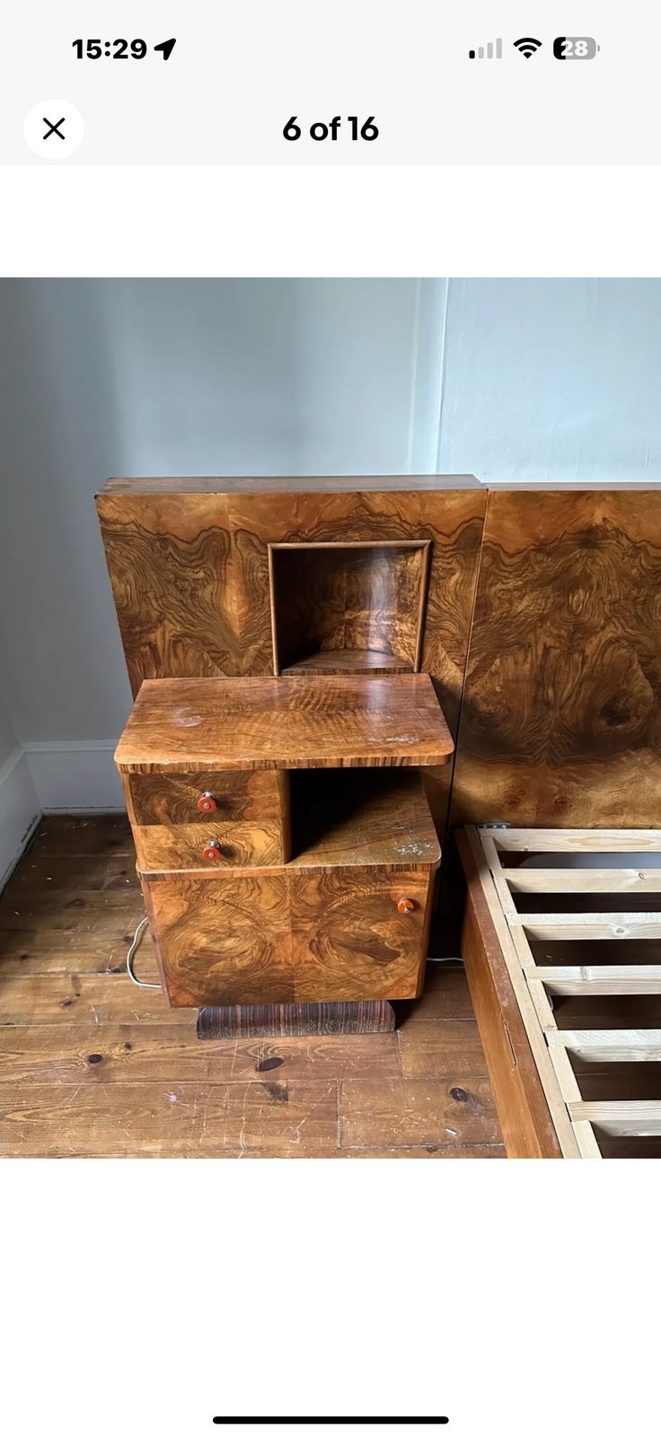 Art Deco Bed In De Choen Style photo furniture