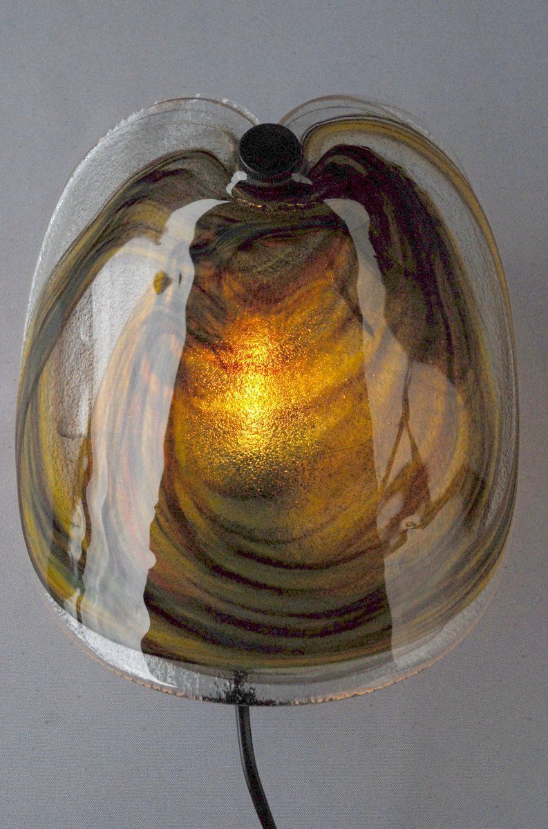 Glass Sconce By Per Lutken For Holmegaard, 1972 photo Lighting