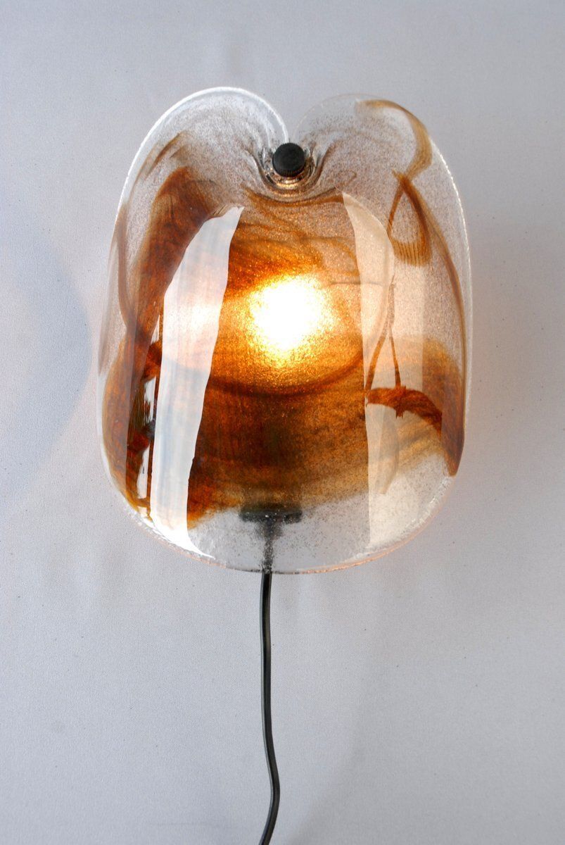 Glass Sconce By Per Lutken For Holmegaard, 1972