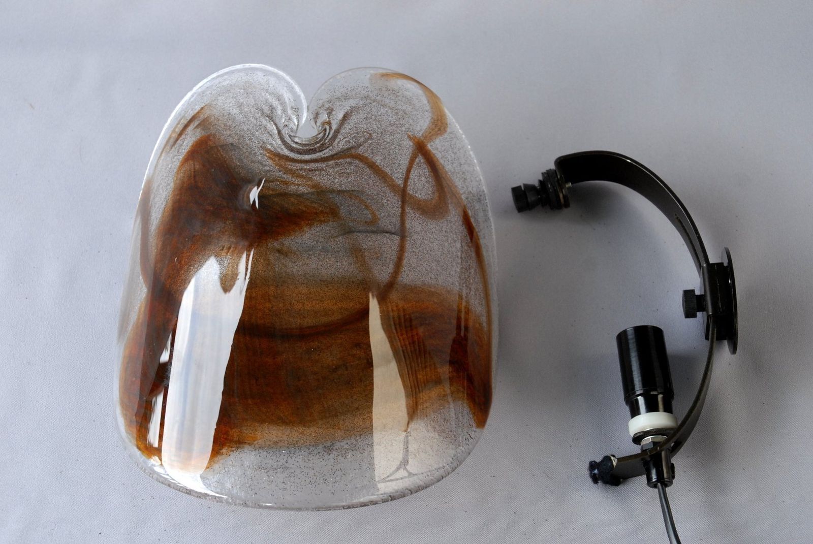 Glass Sconce By Per Lutken For Holmegaard, 1972 photo vinterior