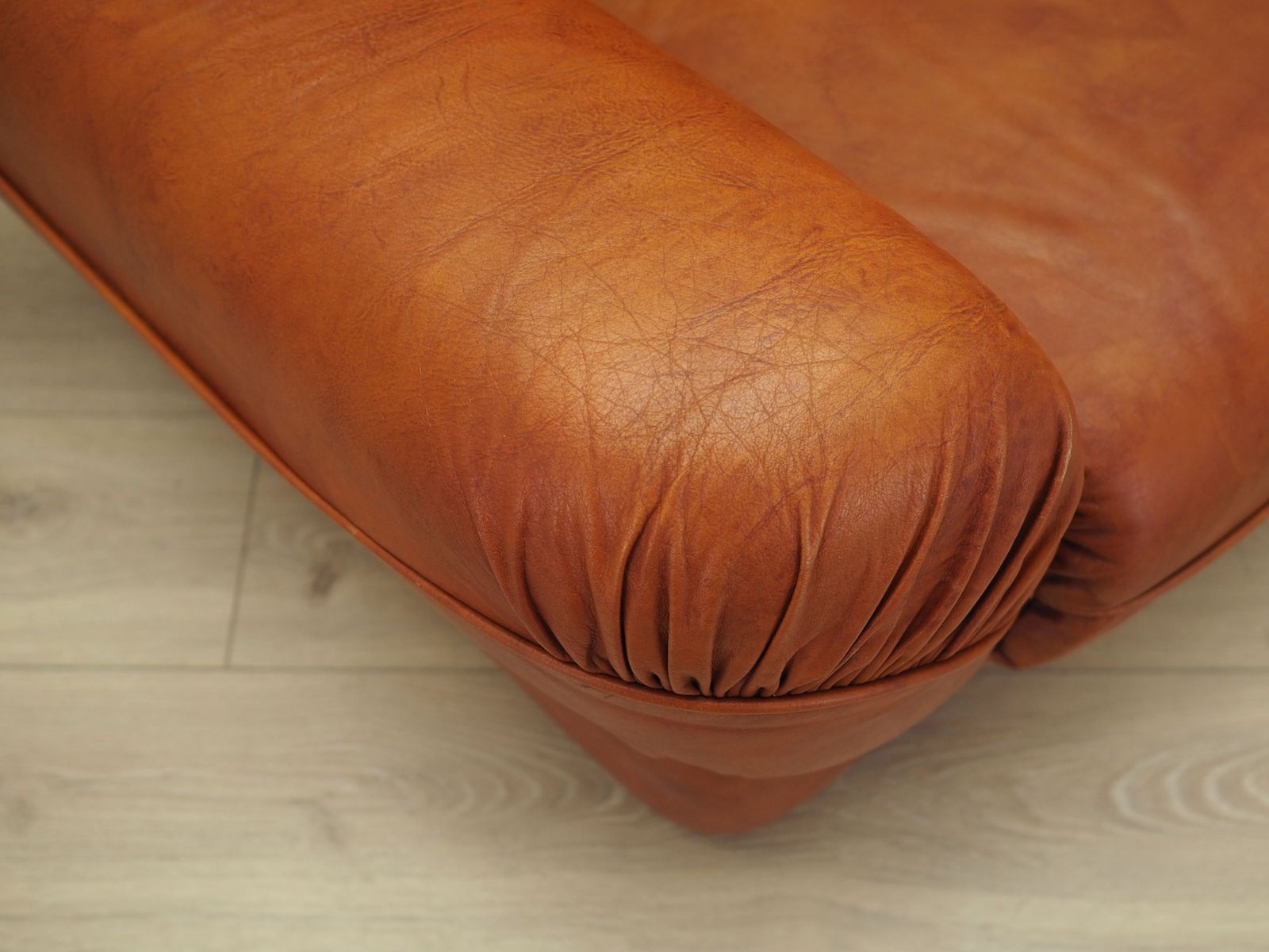 photo vintage Oranje Fauteuil, Italiaans Design, Jaren 1970, Fabrikant: Mimo Padova