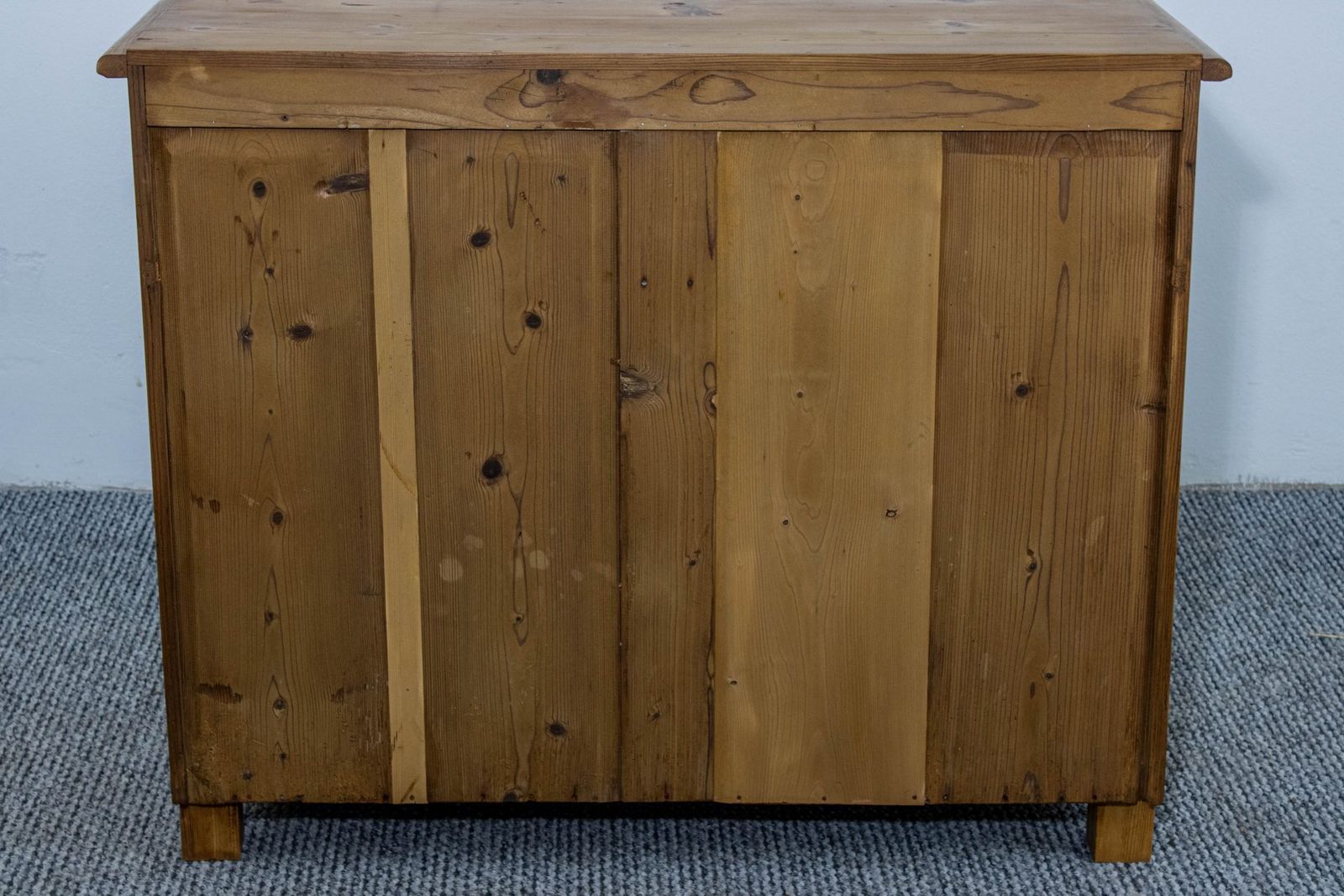 Pine Dresser Base With Waxed Finish, 1899 photo vintage