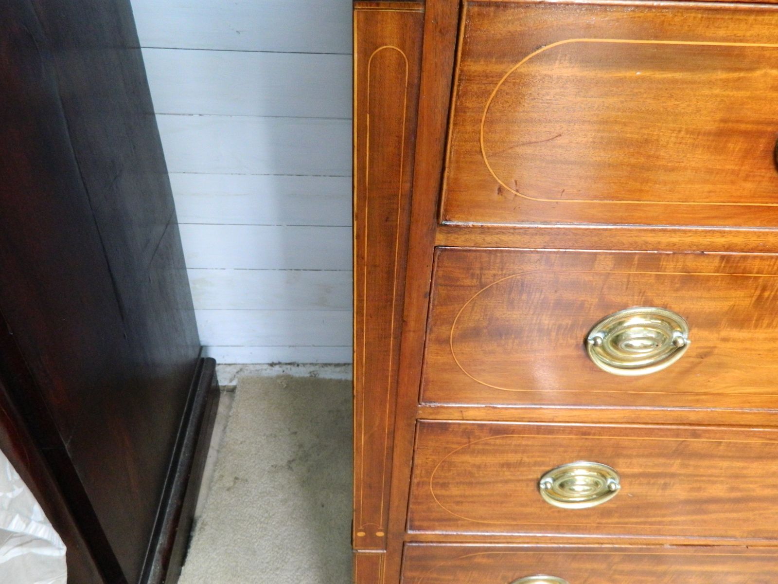 photo for sale Victorian Mahogany Inlay Chest Of Drawers