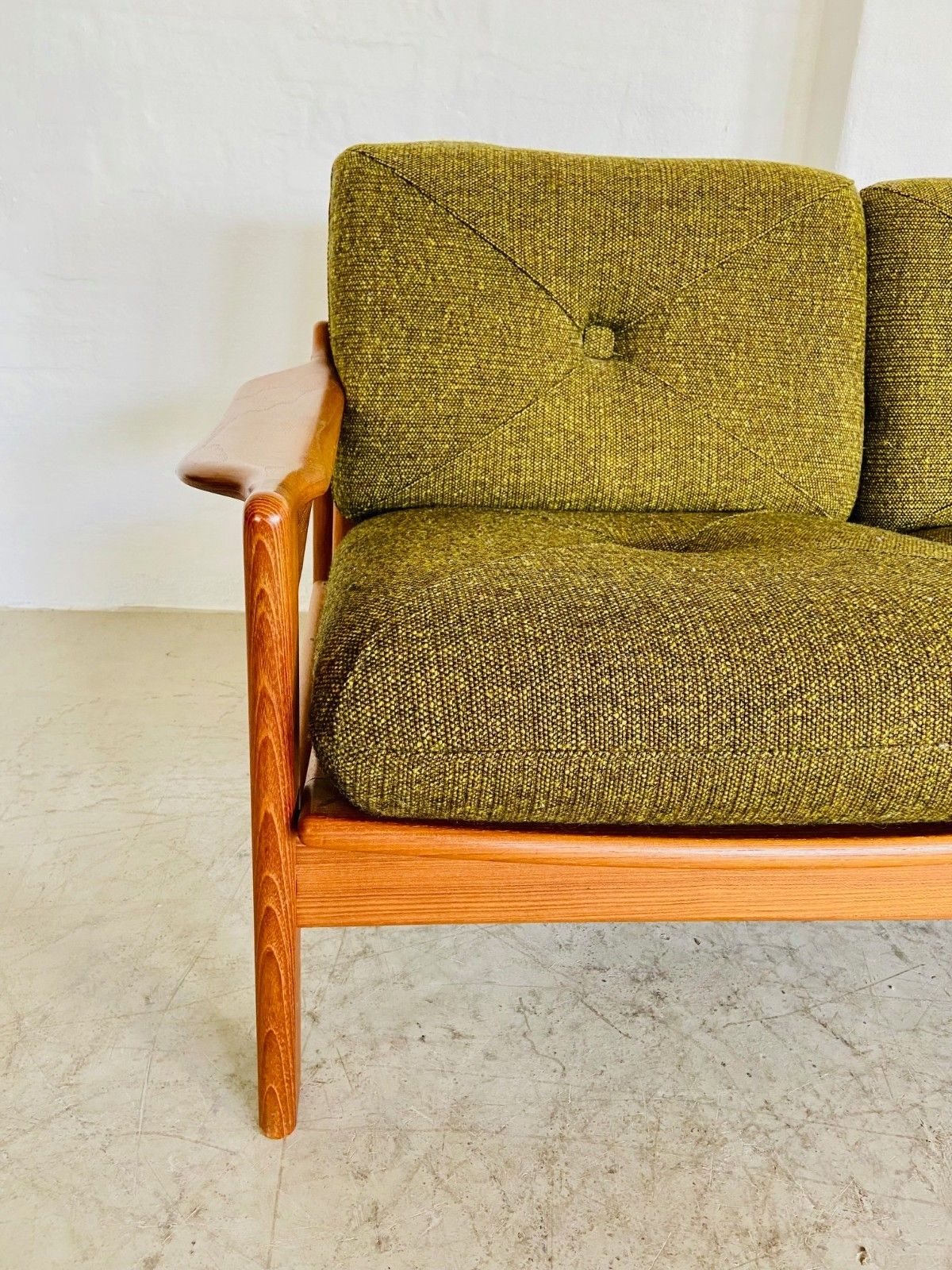 photo furniture Vintage Retro Danish Mid Century 3 Person Sofa  By Arne Wahl Iversen 1970s