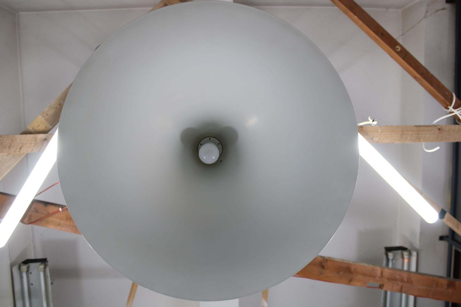 1970s Bonderup And Thorup Semi Pendant Lamp For Fog And Morup, Denmark photo Lighting