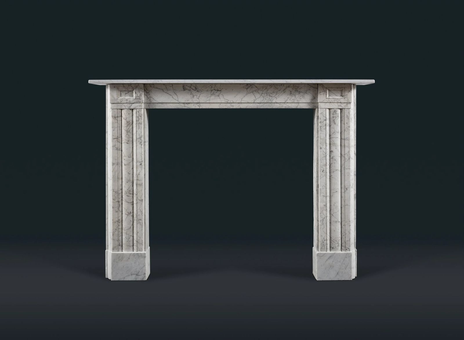 Regency Carrara Marble Fireplace Surround