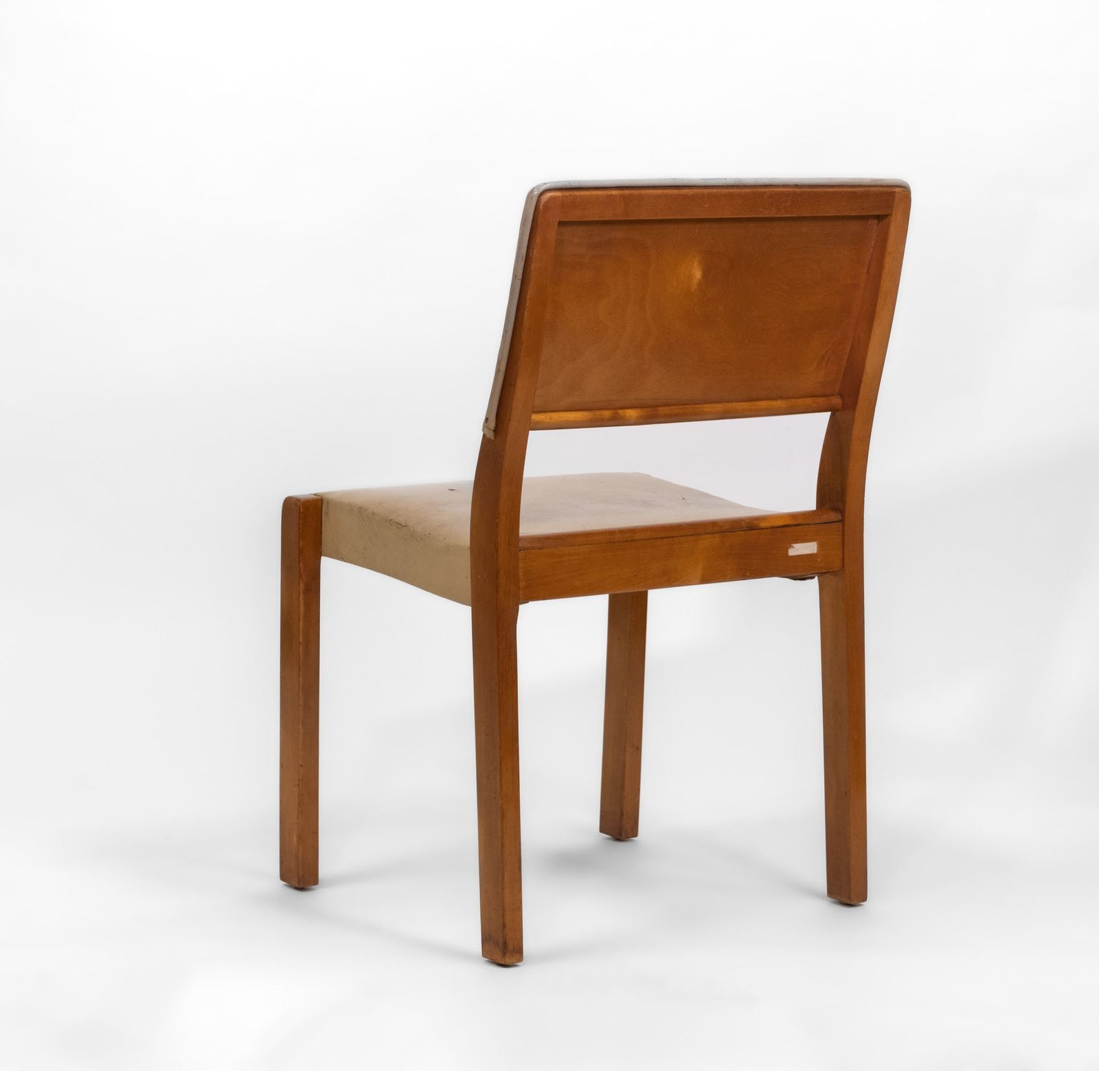 Alvar Aalto Birch & Leather Chair 611 photo furniture
