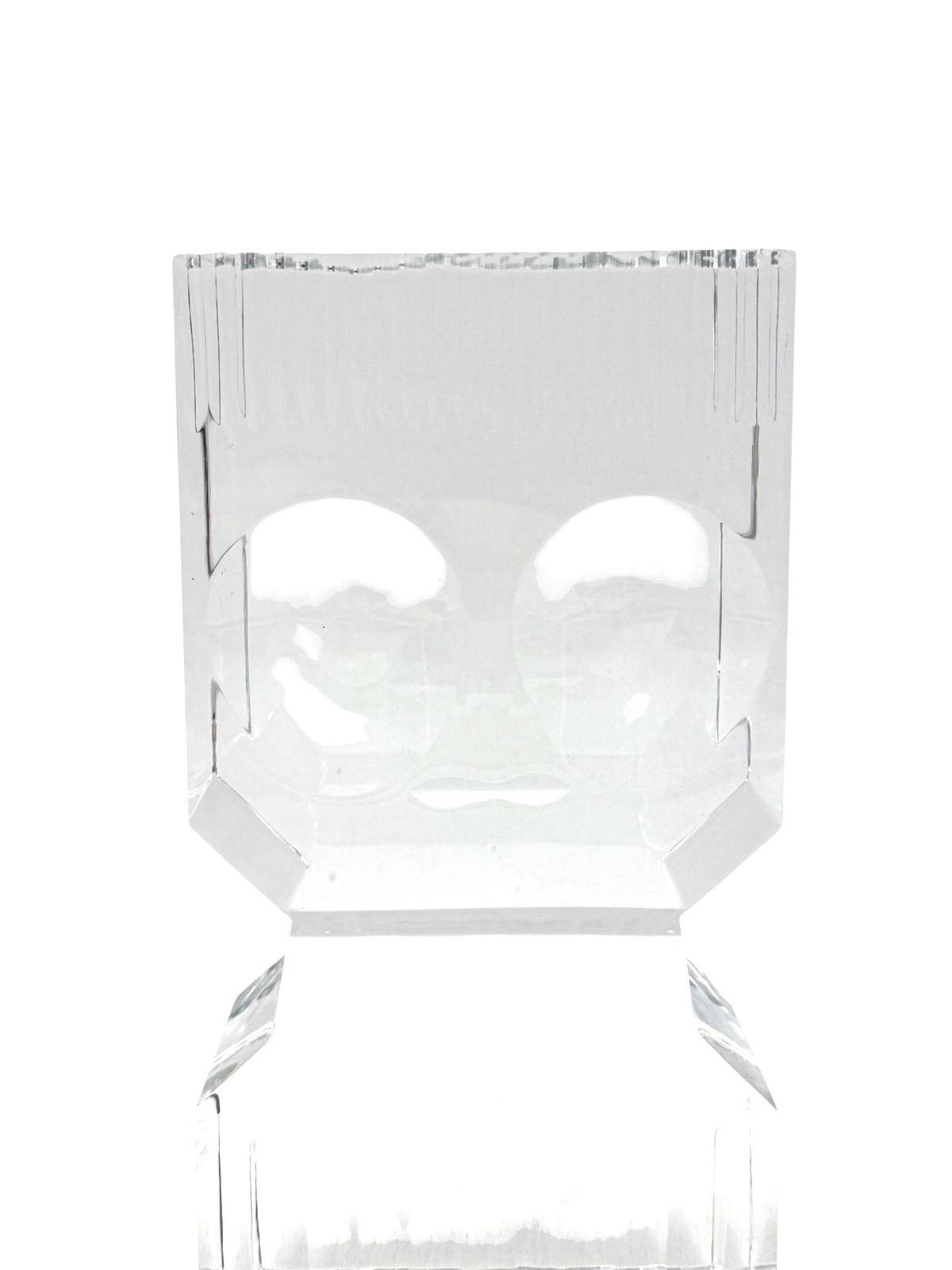 Sven Palmqvist, Modern Glass Sculpture, Orrefors Sweden 1971 photo vinterior
